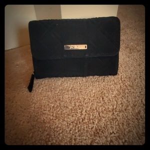 Vera Bradley Black Checkbook Wallet